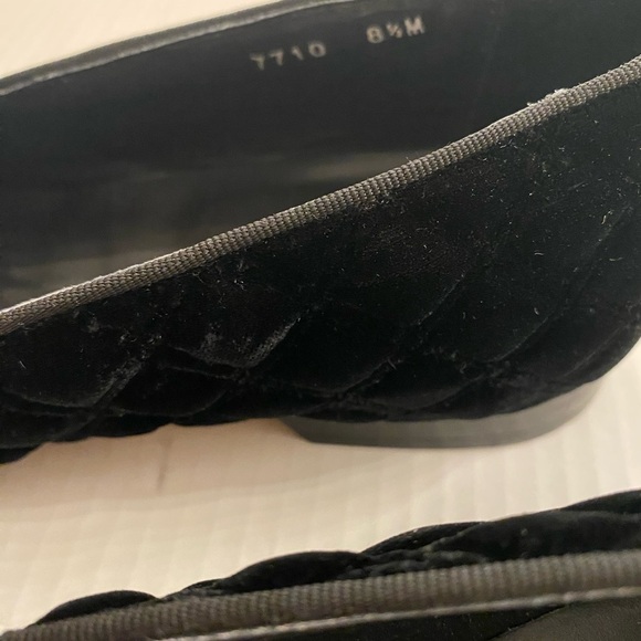 Massimo Matteo Men's Black Quilted Velvet Loafers 8.5 New - Picture 9 of 16